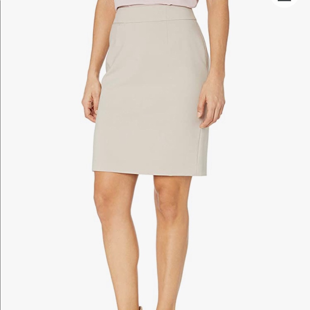 Calvin Klein High Rise Luxe Stretch Pencil Skirt